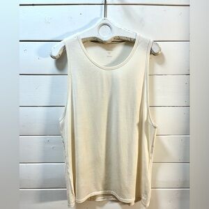 ICEBREAKER Off-White Sleeveless Tank Top – Men’s XXL